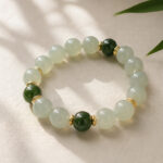 Green crystal bracelet